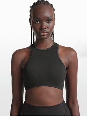 Nike Skims Ribbed Seamless Racer Front Bra